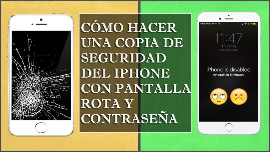 [4 Métodos] - Cómo hacer una copia de seguridad del iPhone con pantalla ...