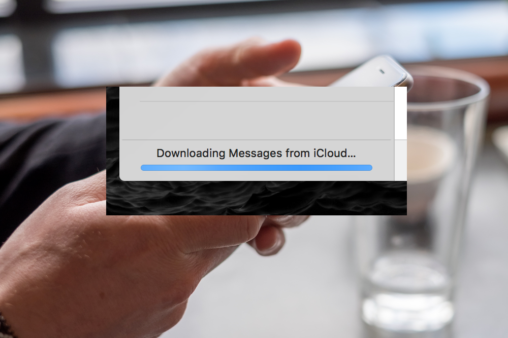 Fijar iPhone pegado en "Descargando mensajes Desde iCloud”