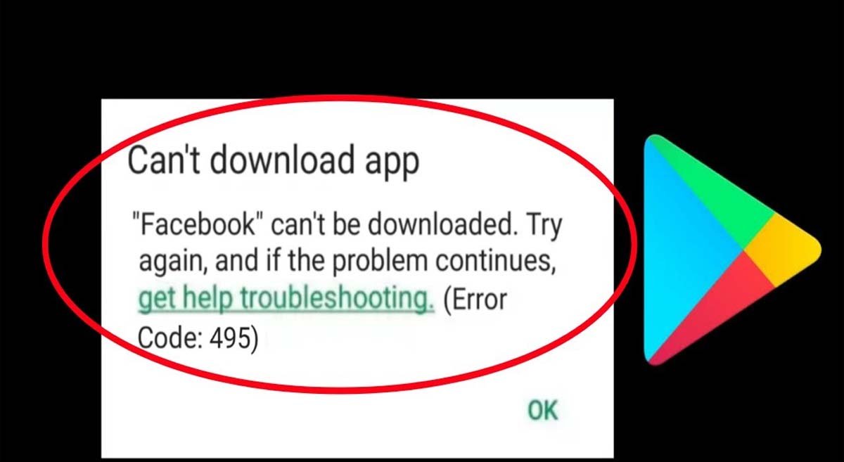 corregir el código de error 495 en Google Play Store