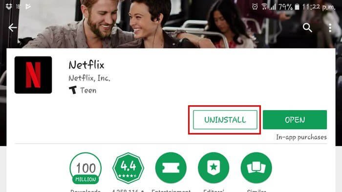 Reinstall-Netflix-App