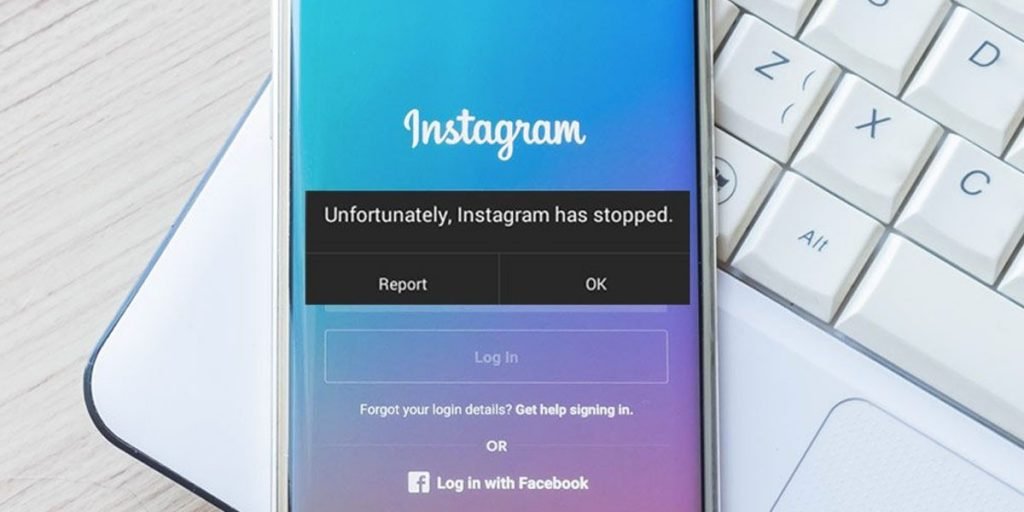 arreglar "Desafortunadamente, Instagram ha parado” En Android