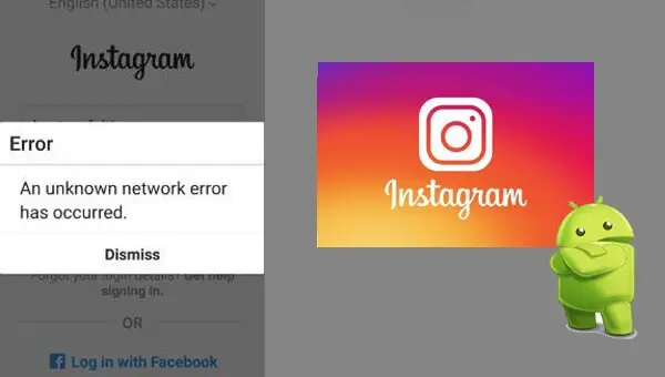 arreglar “Un error de red desconocido ha ocurrido” en Instagram
