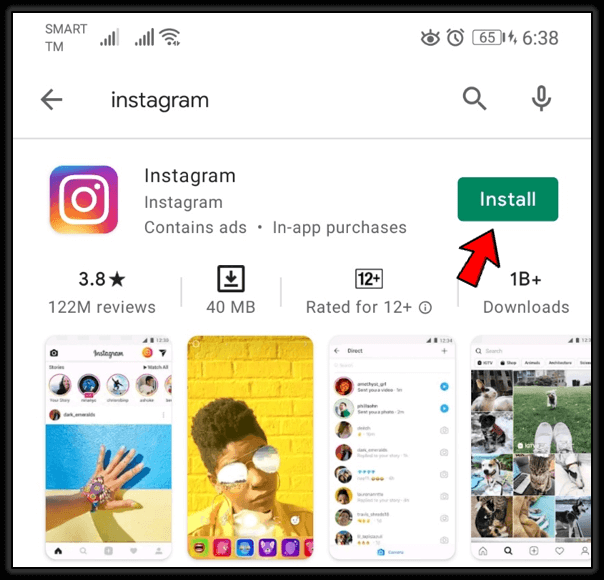 Install-instagram