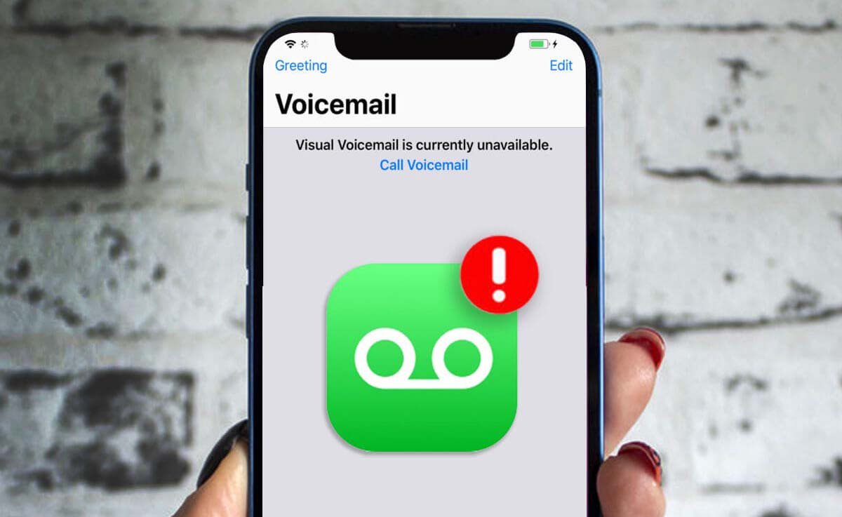 arreglar Correo de voz no funciona En iPhone
