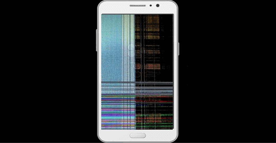 arreglar Líneas horizontales en el teléfono Android Pantalla