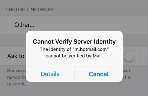 cannot_verify_server_identity-error