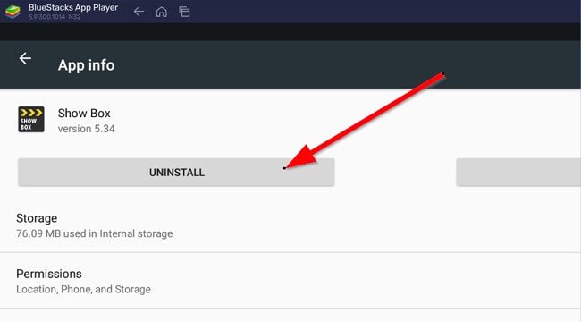 uninstall-showbox-app