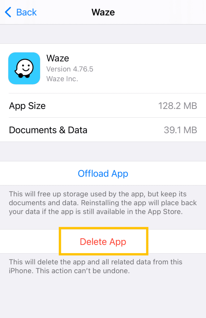 uninstall-waze-app