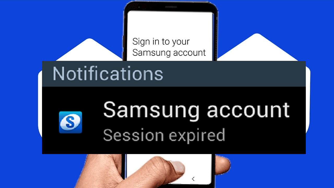 arreglar Cuenta Samsung Sesión expirada Error