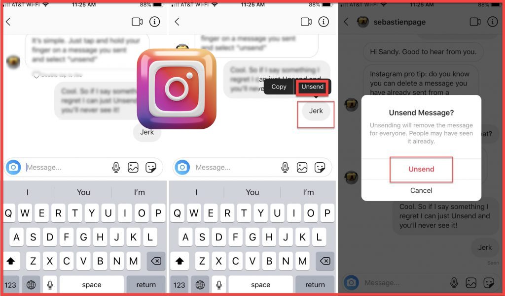 arreglarlo Instagram Dejar de enviar mensaje No funciona