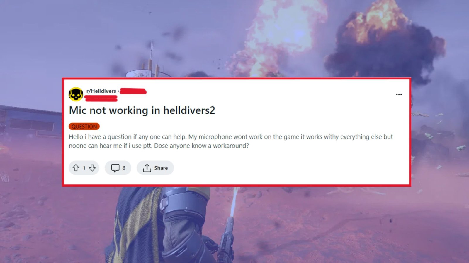 Helldivers 2: Cómo solucionarlo Micrófono o chat de voz No funciona