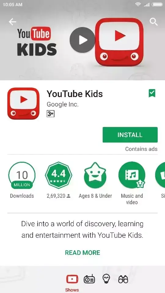 Reinstall-YouTube-kids