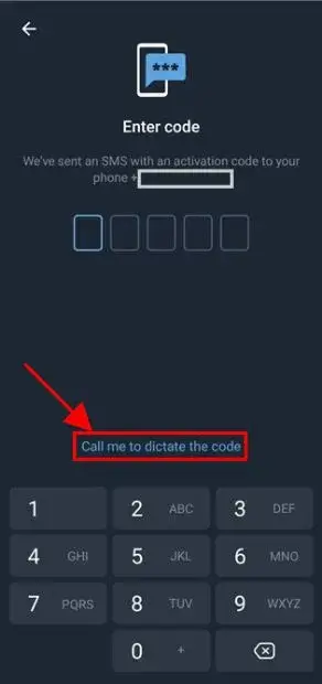 get-code-via-call